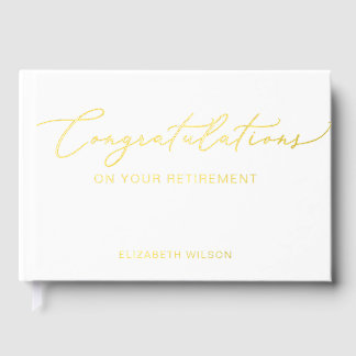 Retirement Party, Happy Retirement Leaving Party Guest Book