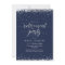 Retirement Party Invitation - Elegant Silver, Navy