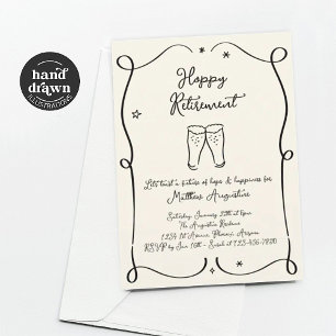 Retirement Party Invitation for Men or Women