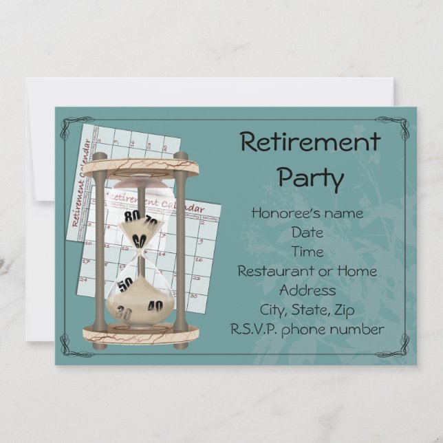 Retirement Party Invitations (Front)
