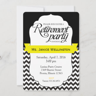 RETIREMENT Party Invitations