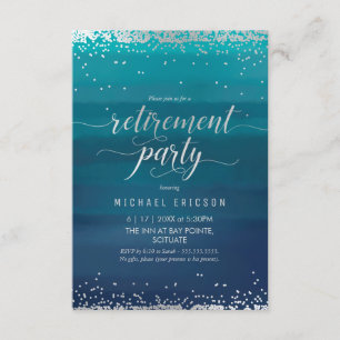 Retirement Party Invite - Small, Elegant, Simple