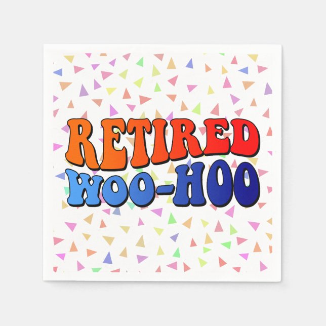 Retirement Party Napkin (Front)
