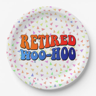Retirement Party Paper Plate