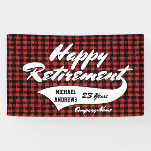 Retirement Party Personalize Banner