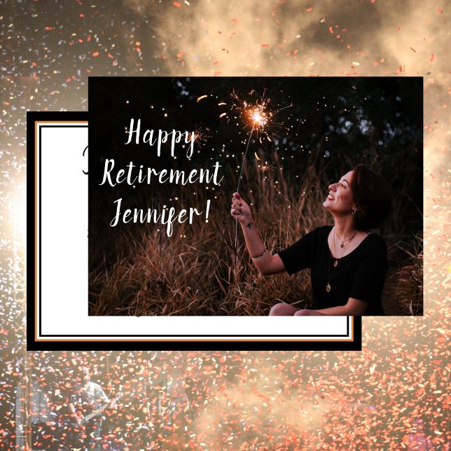 Retirement Party Photo Card (Retirement Party Photo Card)