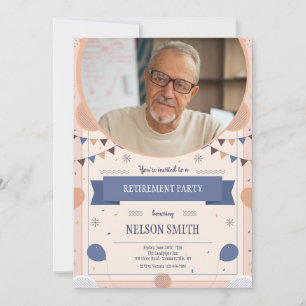 Retirement Party Photo Invitation