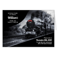 Retirement Party Railroad Train Theme 60 Years