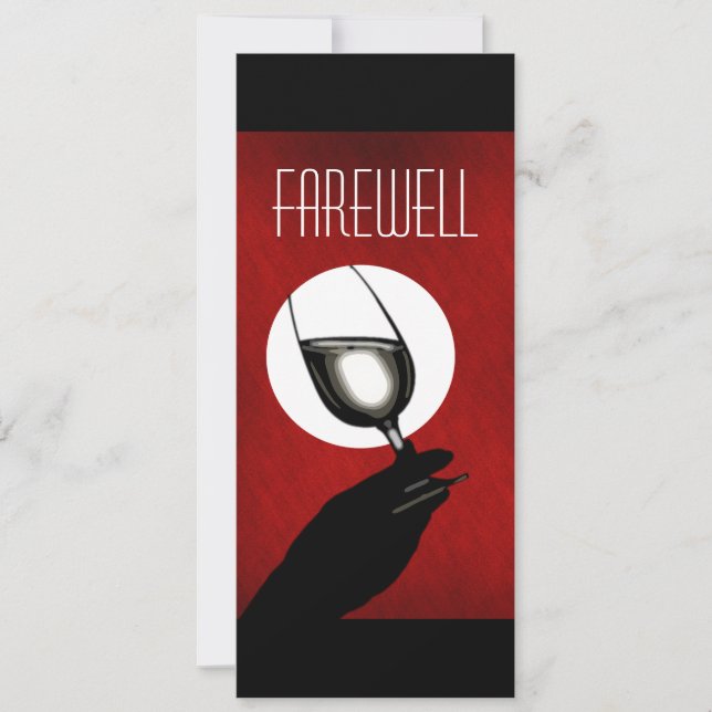 Retirement party retiring farewell CUSTOMIZE Invitation (Front)