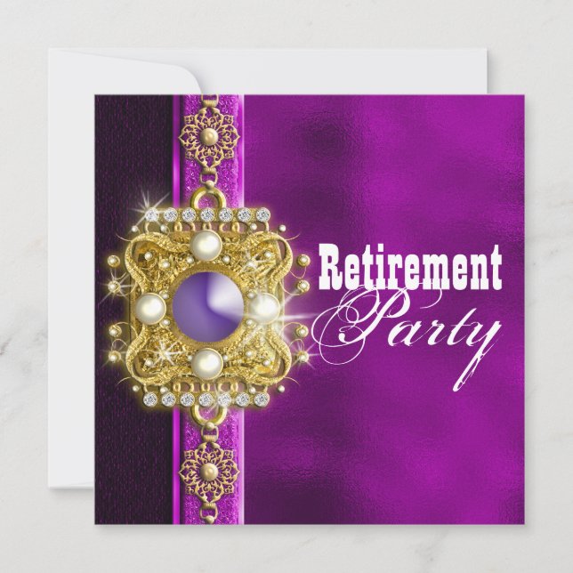 Retirement party retiring farewell CUSTOMIZE Invitation (Front)