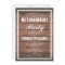 Retirement Party Rustic Wood Panels