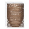 Retirement Party | Rustic Wood String Lights Lace