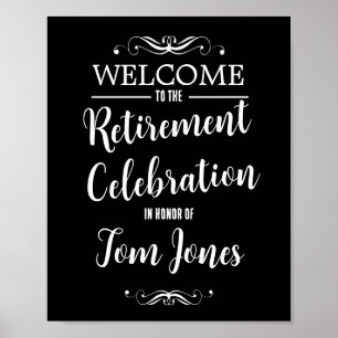 Retirement Party Sign make your own