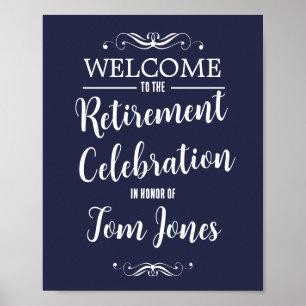 Retirement Party Sign make your own