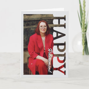 Retirement Photo Card   Personalized Retirement 