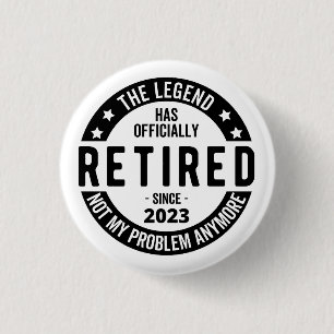 retirement plan 1 inch round button