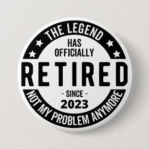 retirement plan 3 inch round button