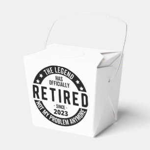 retirement plan favor box