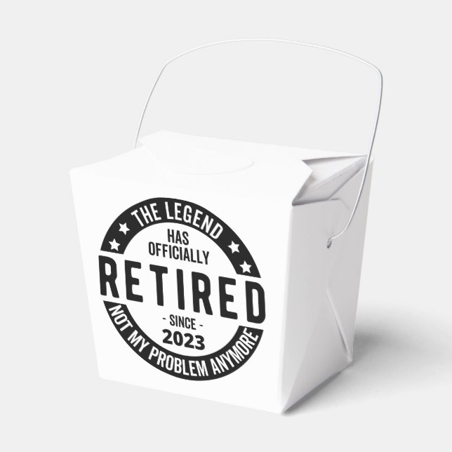 retirement plan favor box (Front Side)