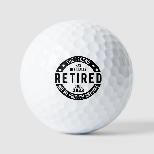 retirement plan golf balls (Front)