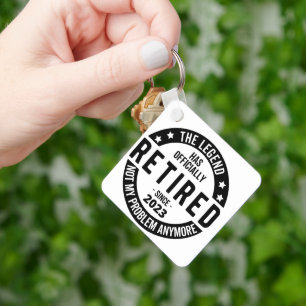 retirement plan keychain