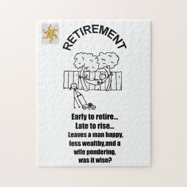 RETIREMENT PUZZLE (Vertical)