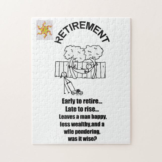 RETIREMENT PUZZLE (Vertical)