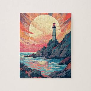 Retirement, Relaxing at the Beach Jigsaw Puzzle