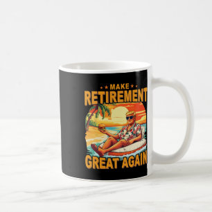 Retirement Retired Beach Retiring 2025 Trump Great Coffee Mug