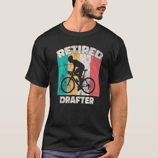 Retirement  Retired Drafter T-Shirt (Front)
