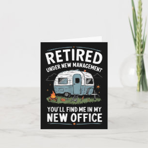 Retirement Retired Funny Camper Camp Camping , Sma Card