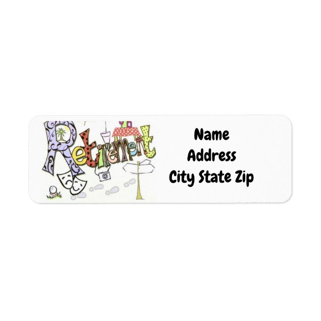 **RETIREMENT** RETURN ADDRESS LABEL (Front)