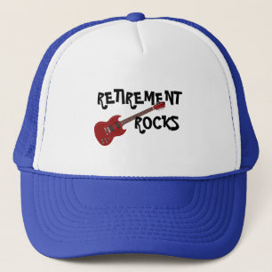 RETIREMENT ROCKS TRUCKER HAT