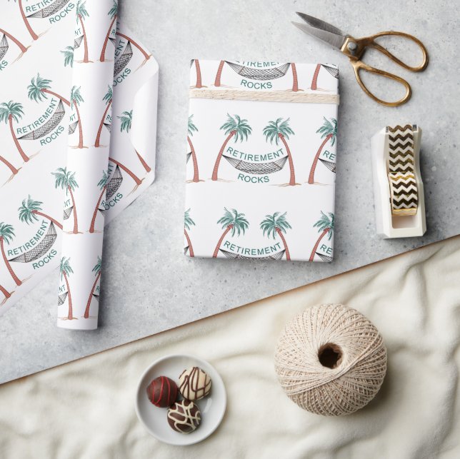 Retirement Rocks Wrapping Paper (Crafts)