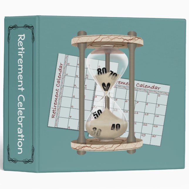 Retirement Scrapbook Binder (Front/Spine)
