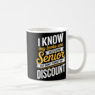 Retirement senior funny elderly saying coffee mug