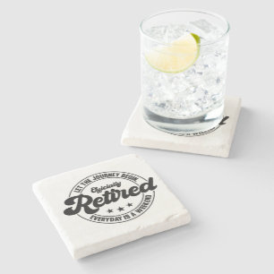 Retirement Stone Coaster