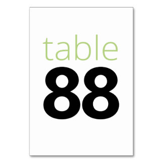 retirement table number