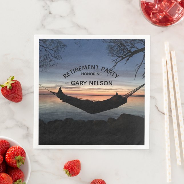 Retirement Theme - Party Napkin (Insitu)