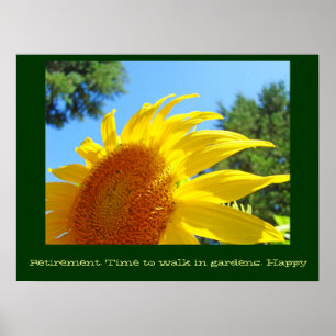 Retirement Time to walk in Gardens Happy art print