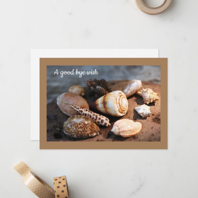 Retirement, Travel Flat Note Card (Front/Back In Situ)