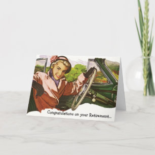 Retirement Trips Travel Reflect Crossroads retro Card