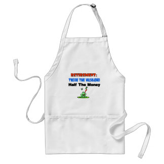 Retirement twice the husband standard apron