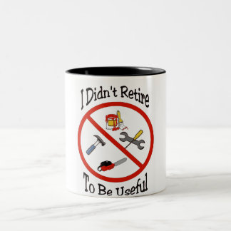 Retirement Two-Tone Coffee Mug
