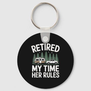 Retirement Under New Management  Keychain