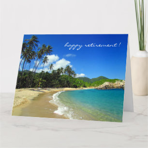 retiring caribbean beach card