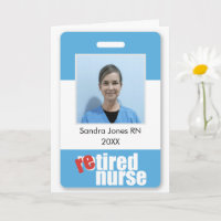 retiring nurse personalized photo retirement