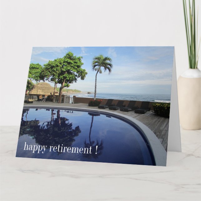 retiring pool big card (Front)