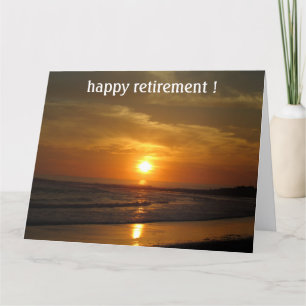 retiring sun big card