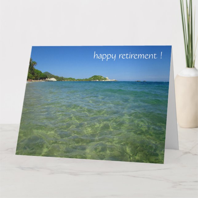 retiring waters card (Front)